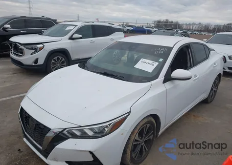 2020 Nissan Sentra Sv Xtronic Cvt z USA, uszkodzony, nr VIN 3N1AB8CV9LY252718